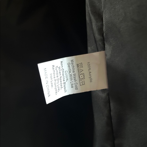 Lanshifei Womens Faux Fur Leopard Print Midi Coat Size Large Mob Wives - Picture 11 of 13